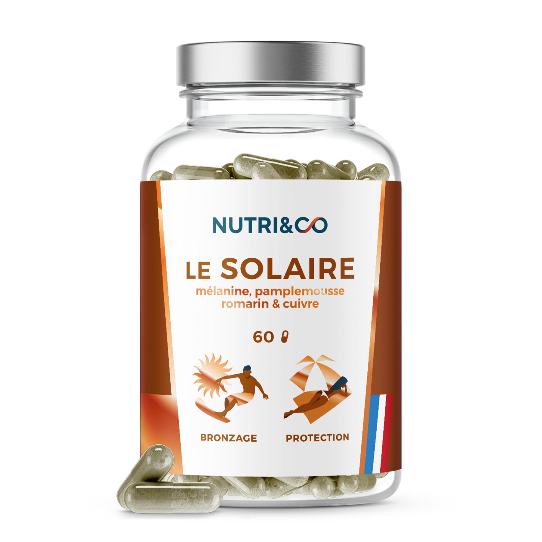 Voedingssupplement tegen de zon - bruiningsversneller - 60 capsules Nutri&Co