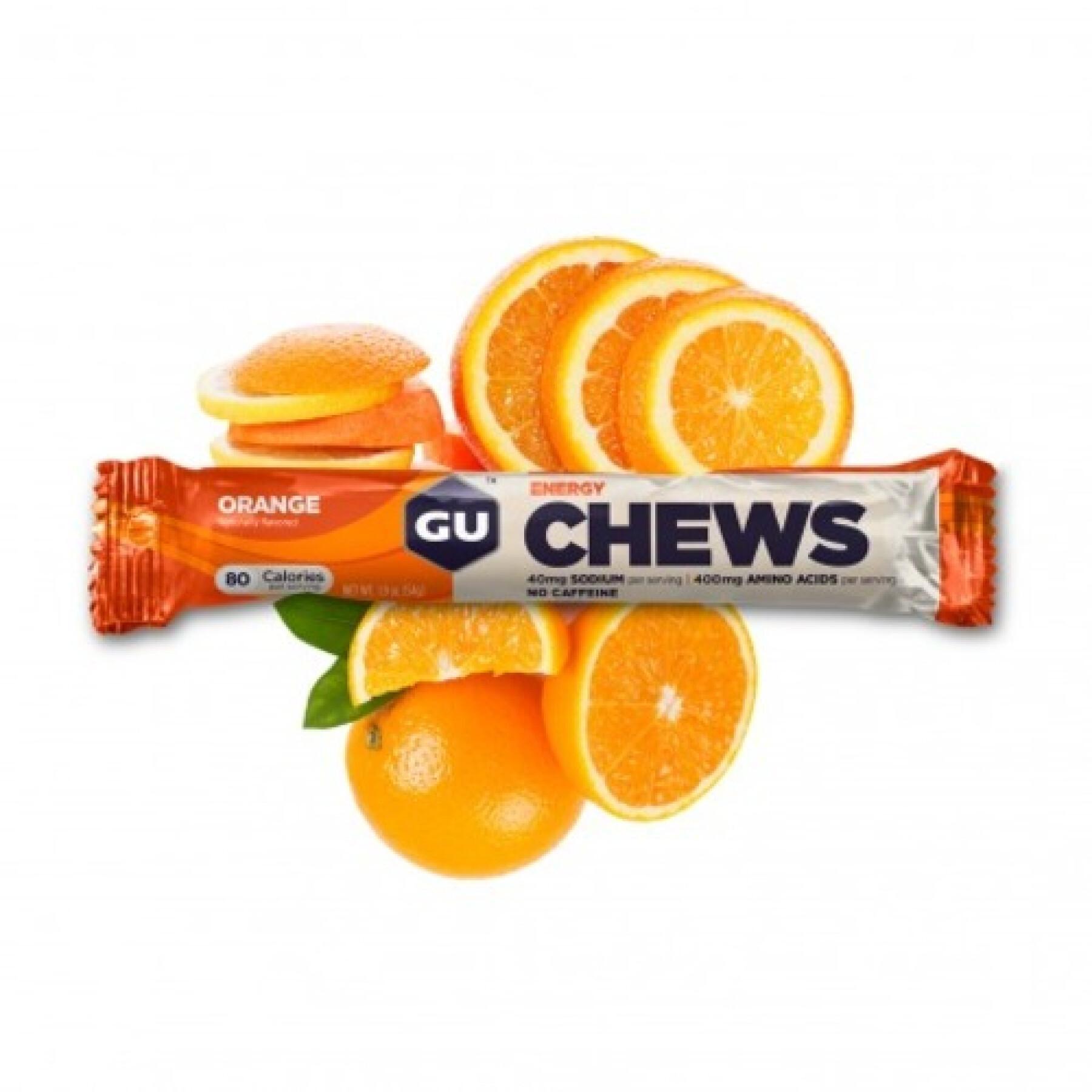 8 kauwgom Gu Energy orange (x18)