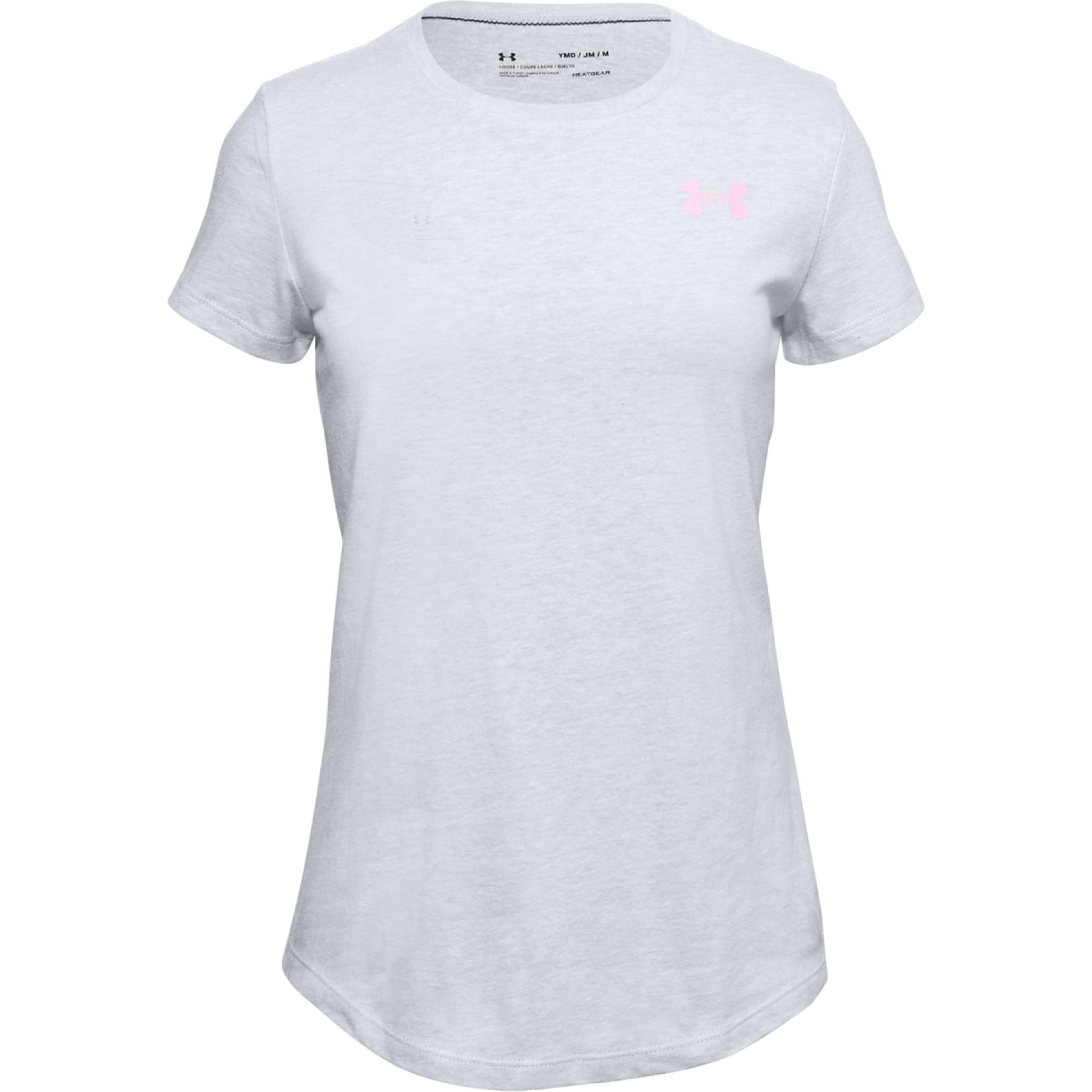 Meisjes-T-shirt Under Armour à col ras du cou et manches courtes