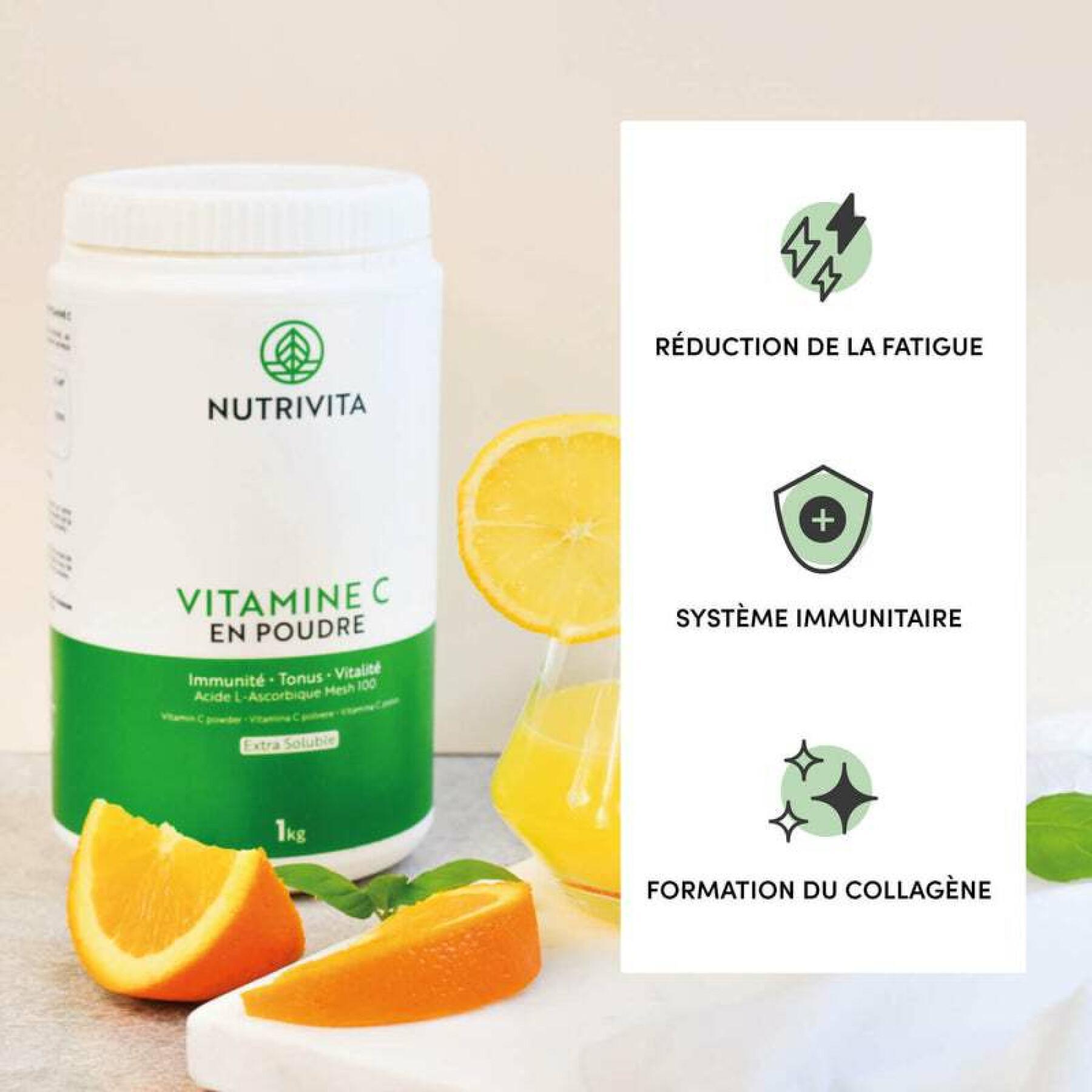 Voedingssupplement vitamine c poeder 1kg Nutrivita