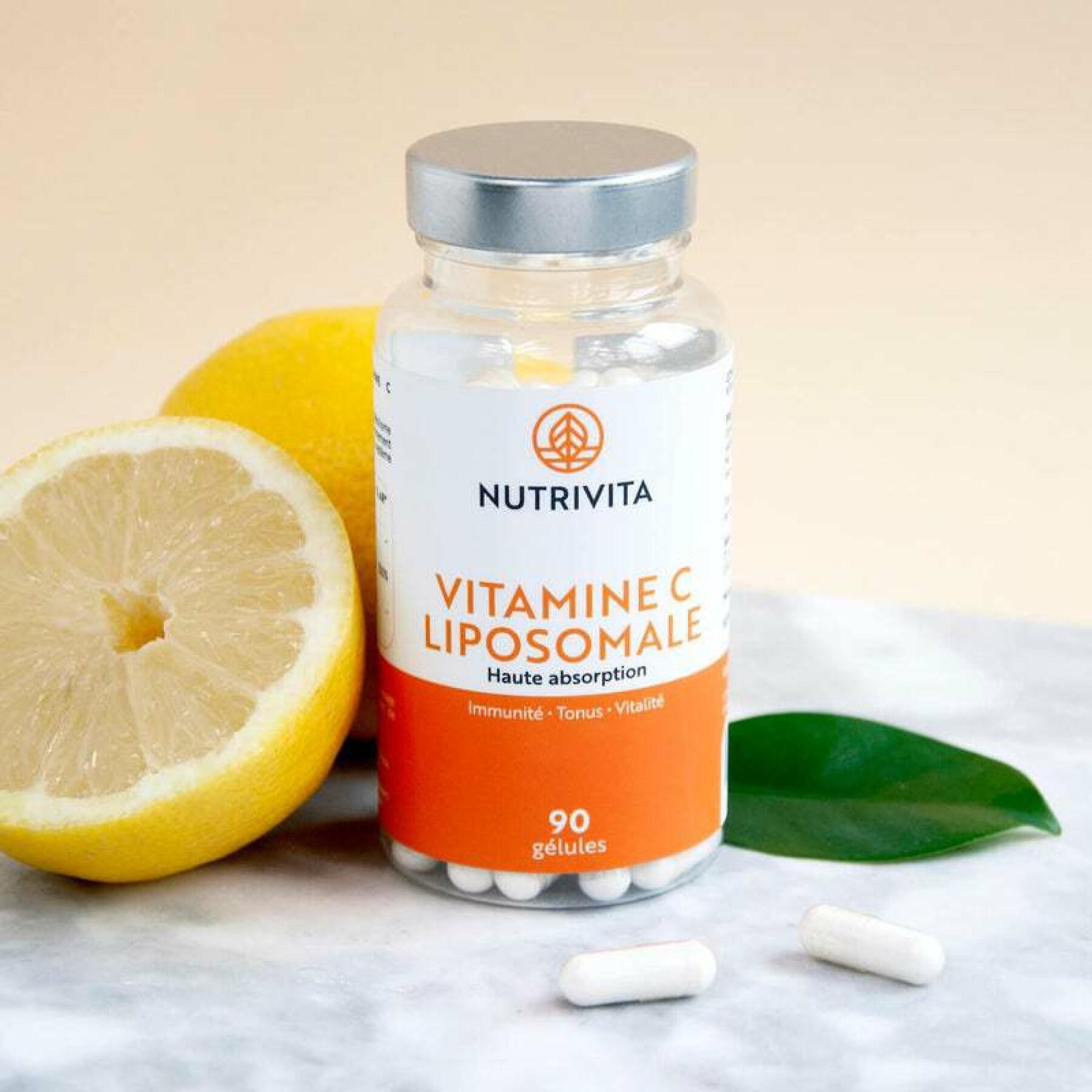 Voedingssupplement vitamine c liposomaal 90 capsules Nutrivita