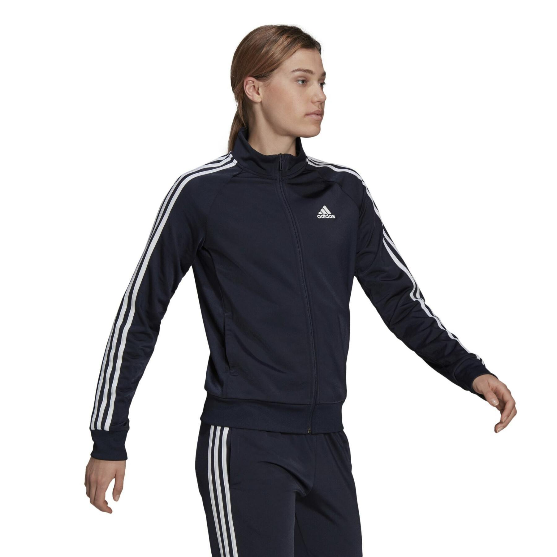 Women's 3-Stripes Warm Fitted Track Jacket adidas Primegreen Essentials
