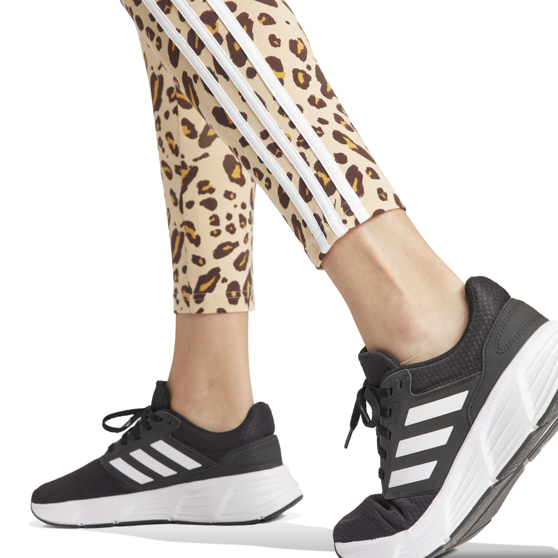 Legging met 3 strepen in dierenprint voor dames adidas Essentials