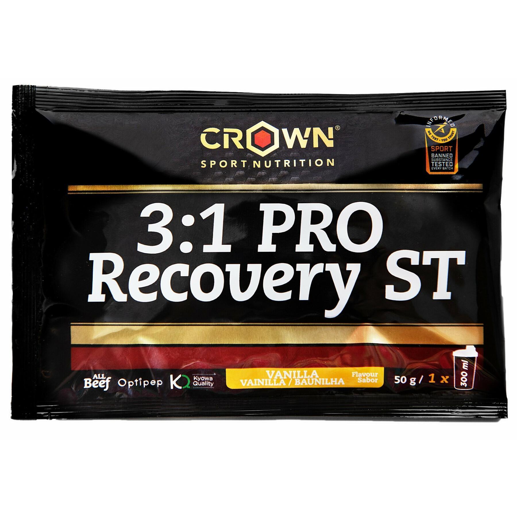 Extra herstel Crown Sport Nutrition 3:1 Pro St - vanille - 50 g