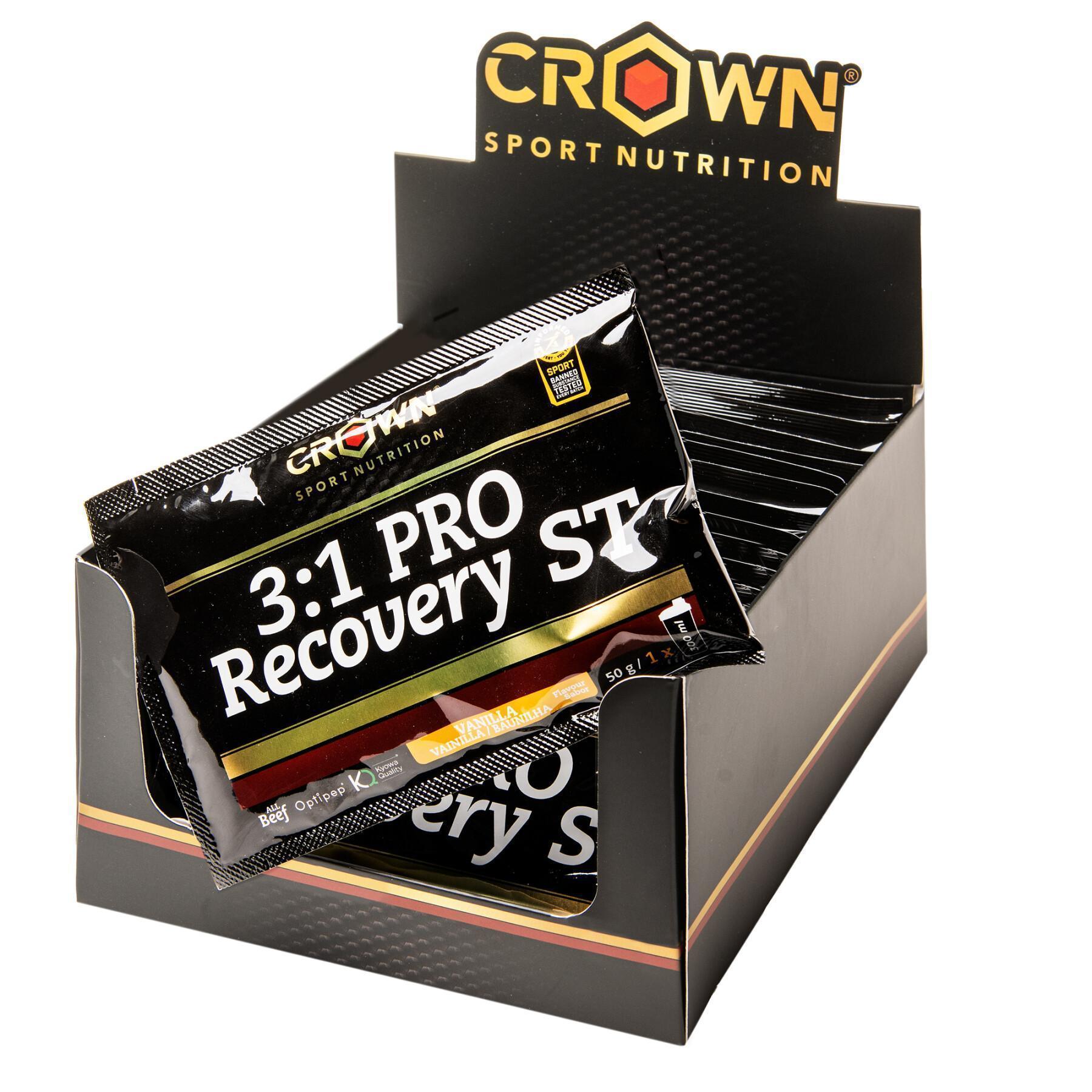 Extra herstel Crown Sport Nutrition 3:1 Pro St - vanille - 590 g