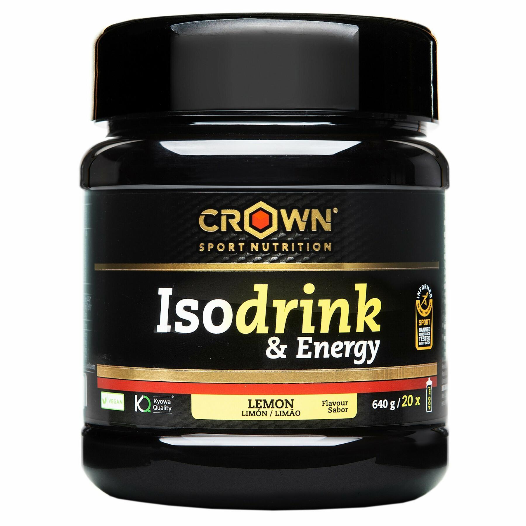 Energiedrank Crown Sport Nutrition Isodrink & Energy informed sport - citron - 640 g