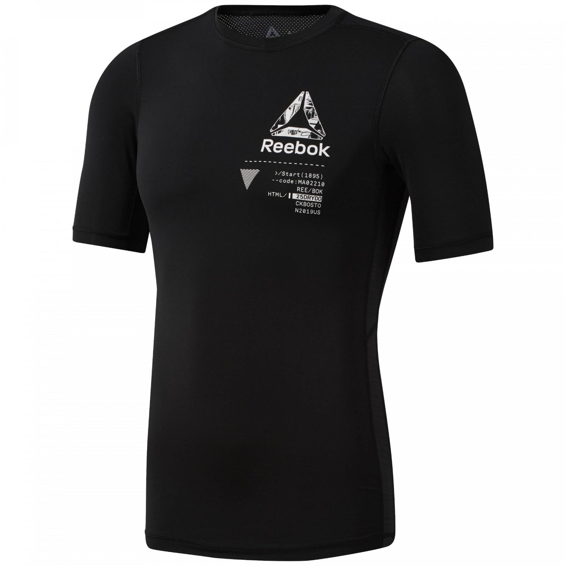 Compressie-T-shirt met motief Reebok Training