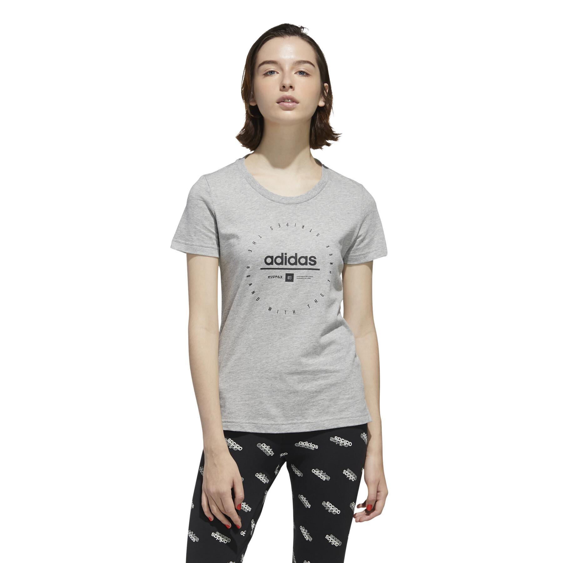 Dames-T-shirt adidas Circular Graphics