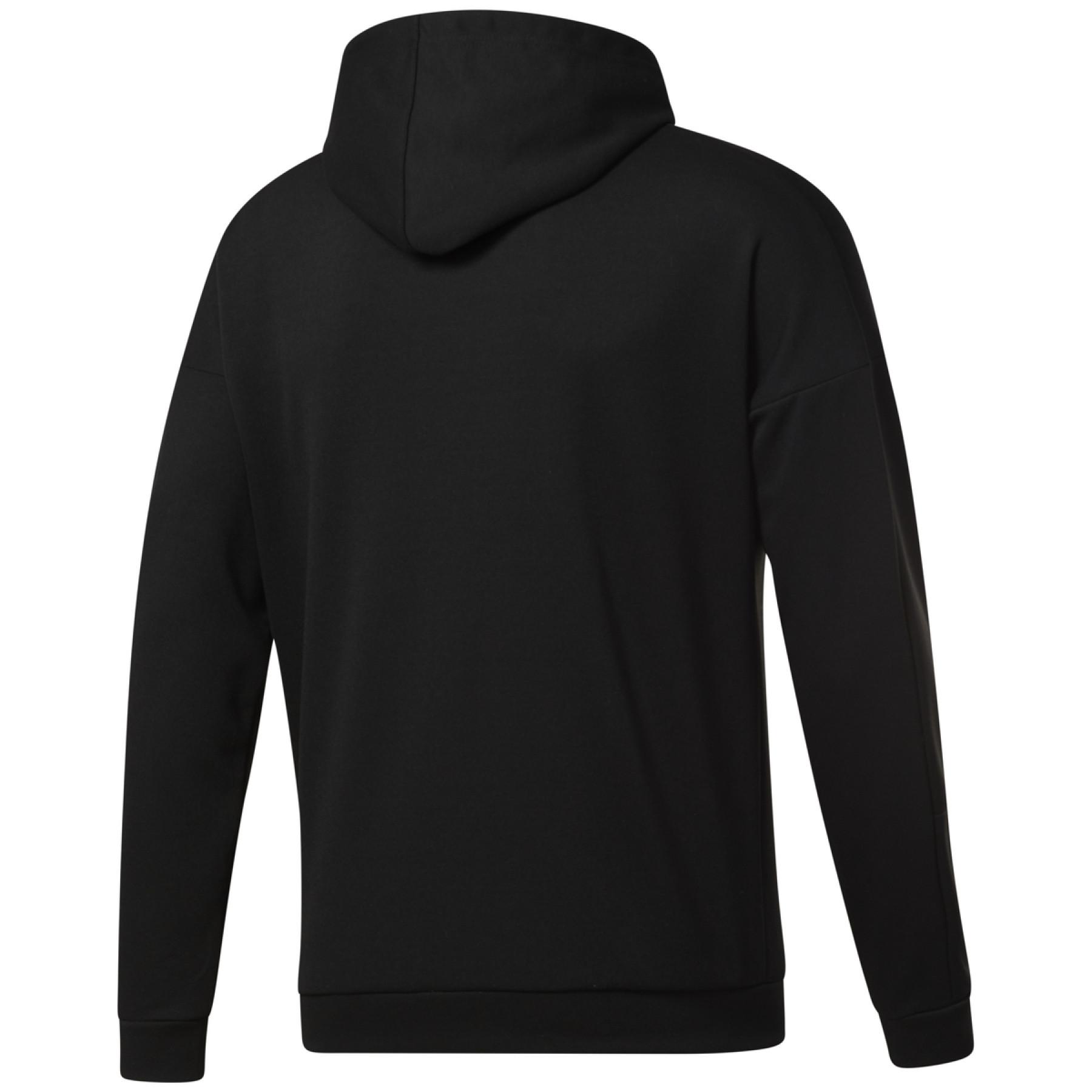 Hooded sweatshirt Reebok Workout Ready Doubleknit Zip-Up