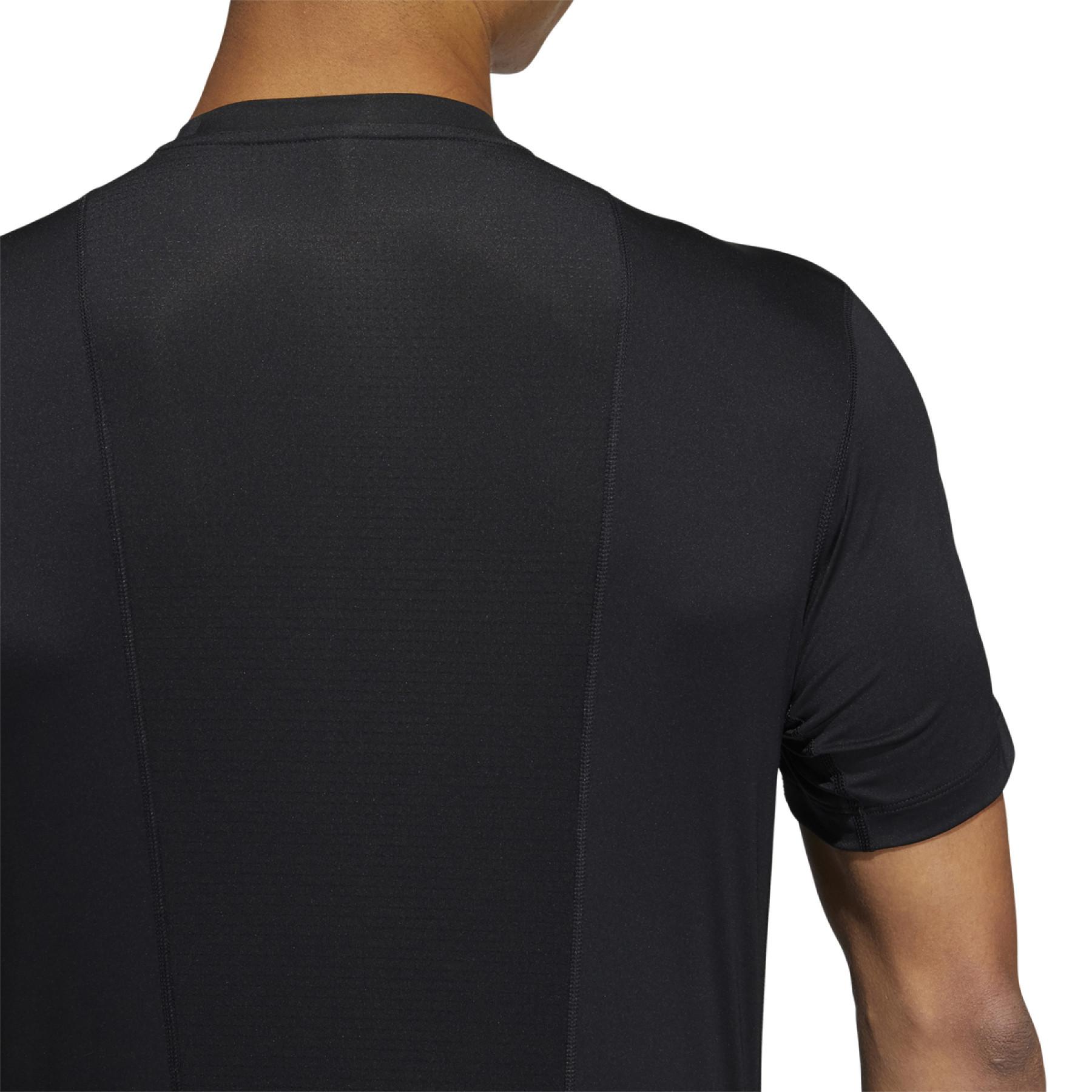 T-shirt adidas Techfit Fitted 3-Bandes