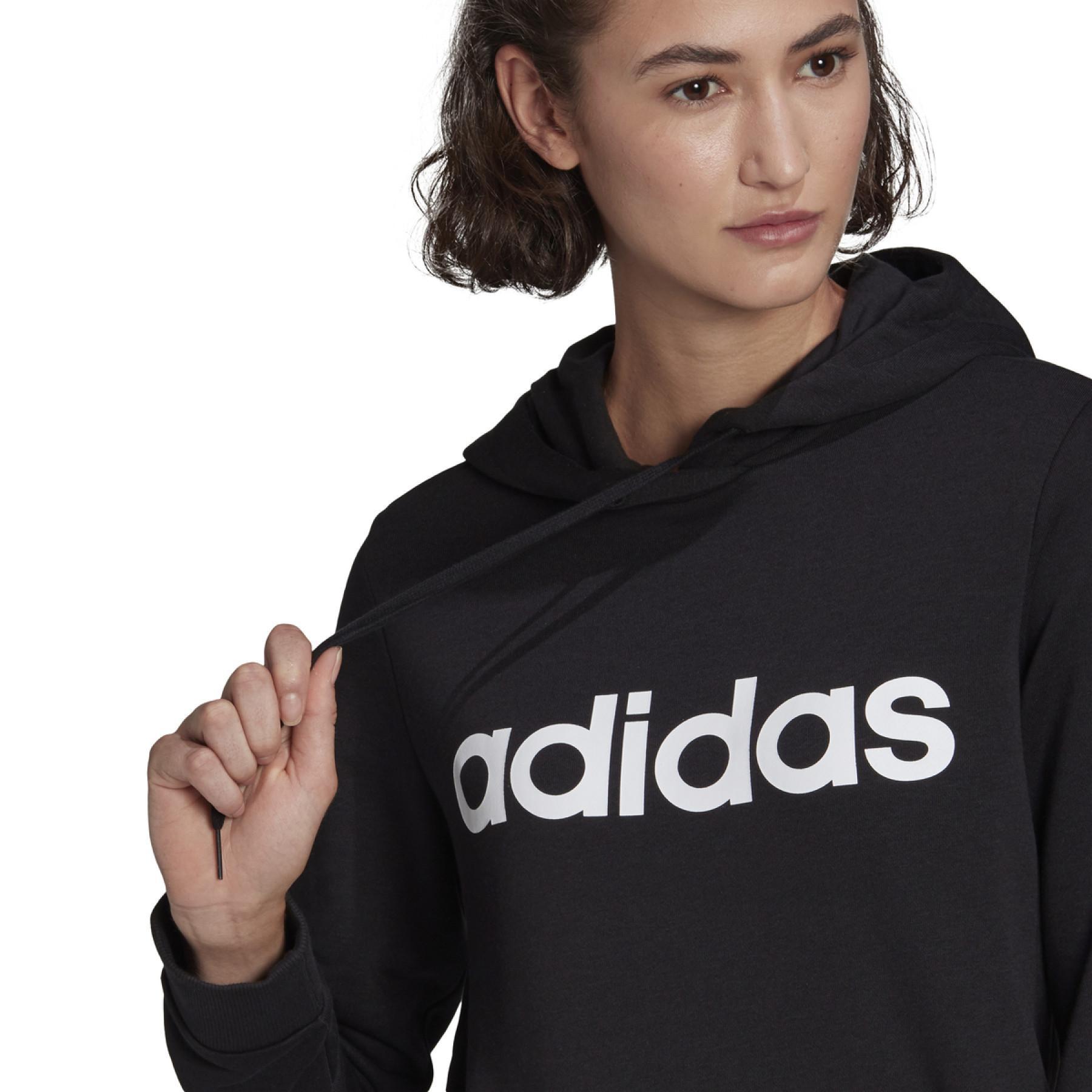 Dames sweatshirt met capuchon adidas Essentials Logo