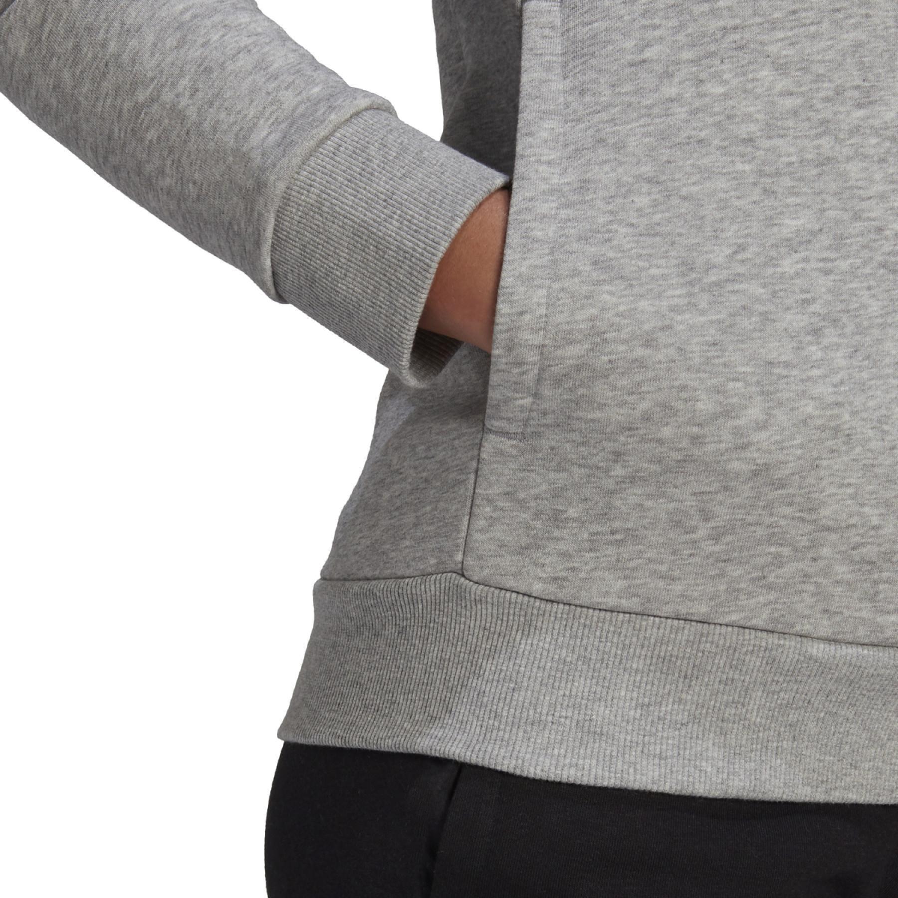 Dames sweatshirt met capuchon adidas Essentials Logo Fleece