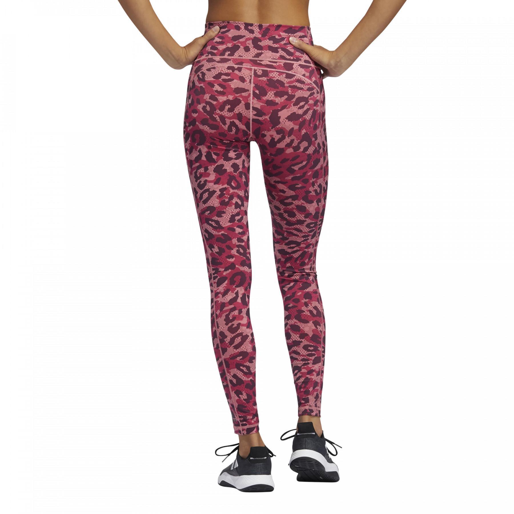 Dames legging adidas Believe This Graphic Long