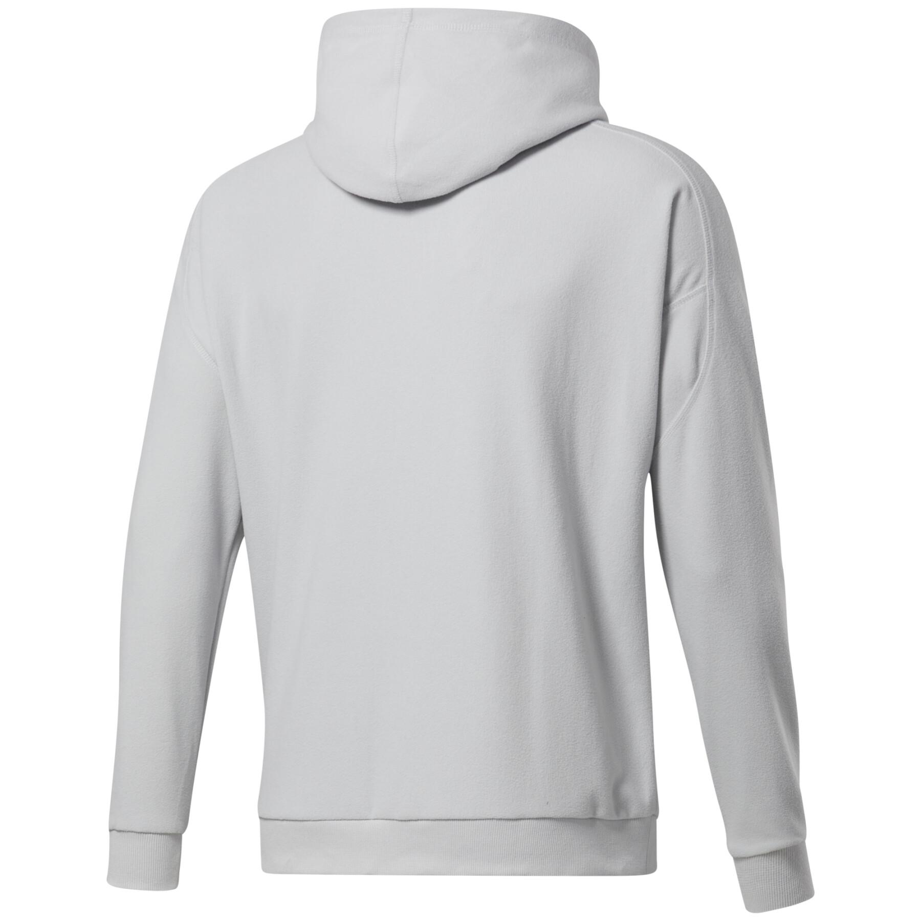 Hooded sweatshirt Reebok Workout Ready Fleece Zip-Up