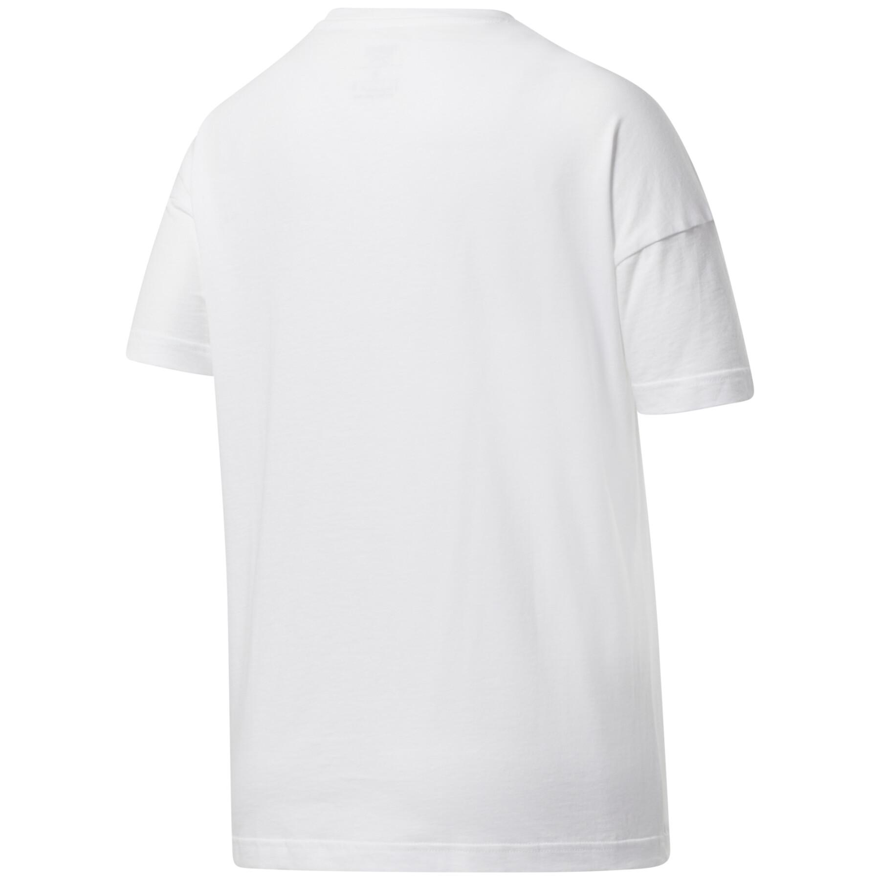 Dames-T-shirt Reebok Training Essentials Graphic-Logo Inspired
