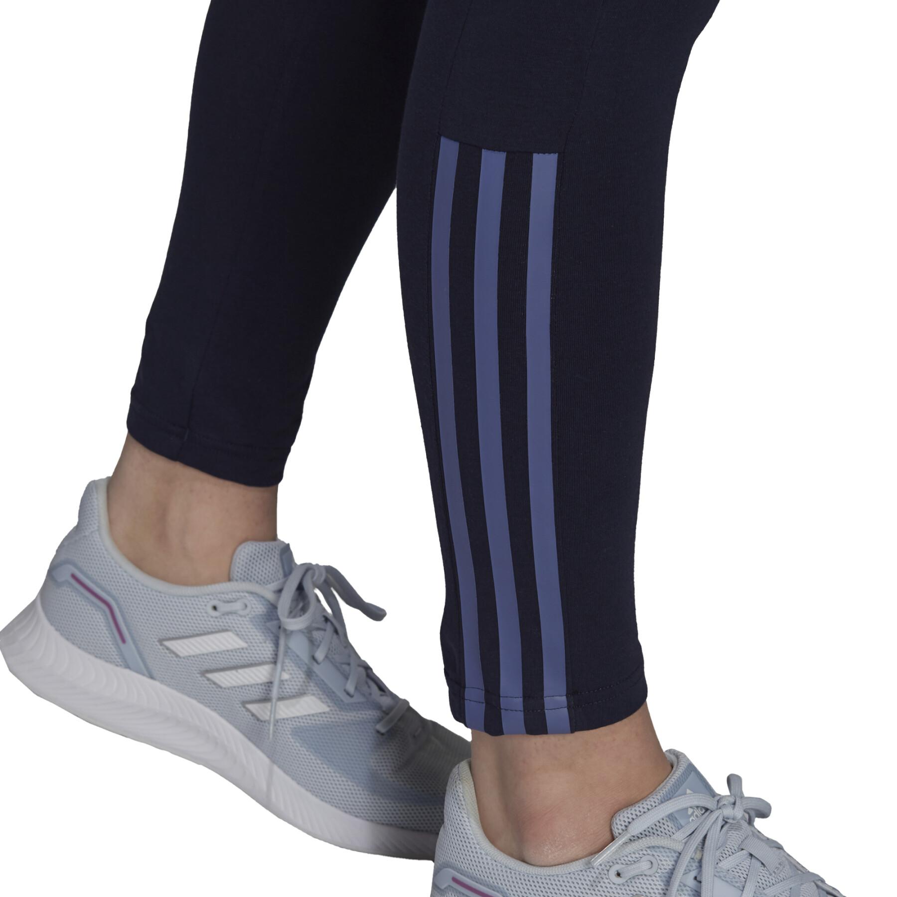 Dames legging adidas Essentials Fitted 3-Stripes 7/8