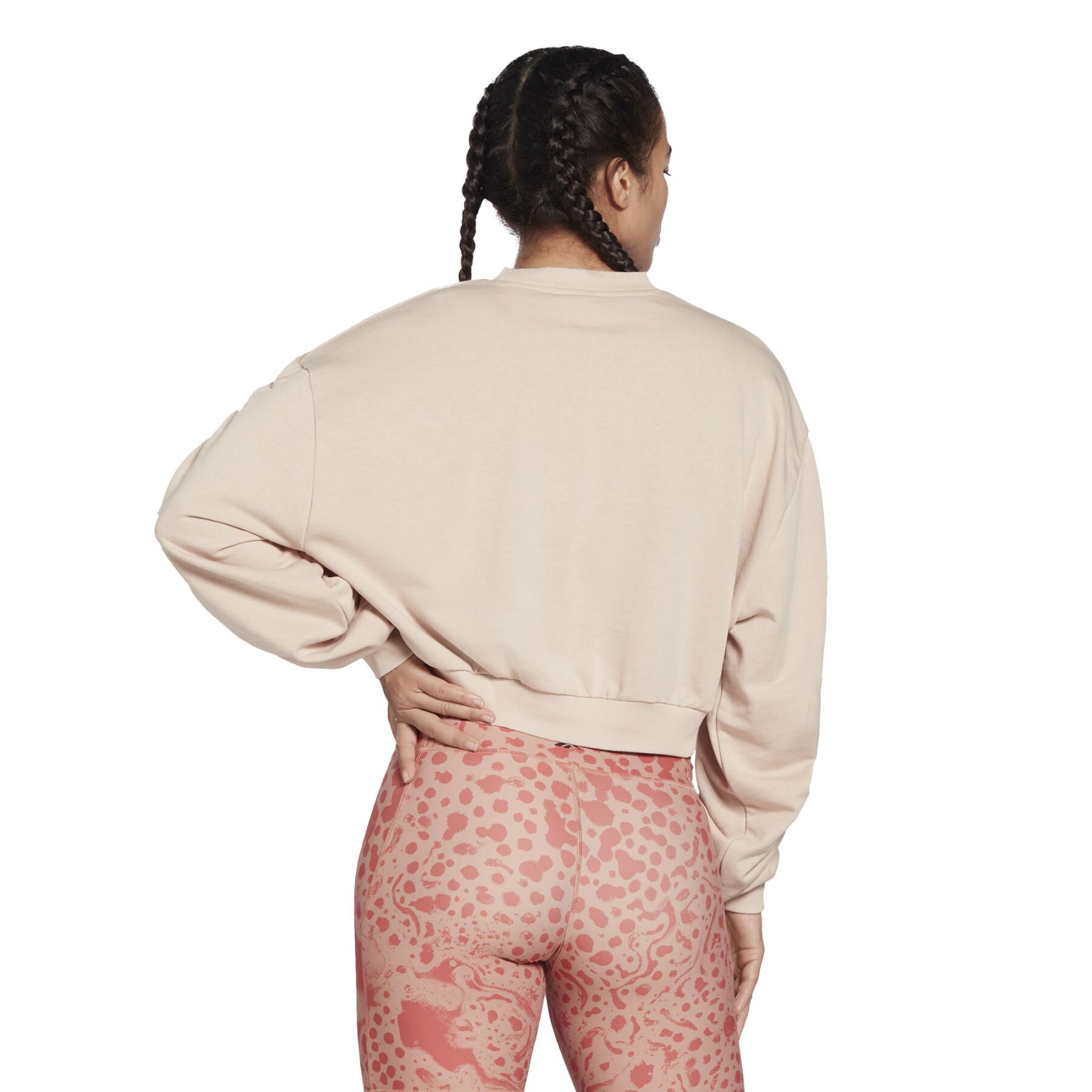 Dames sweatshirt Reebok Studio Knit Fashion Cover-Up