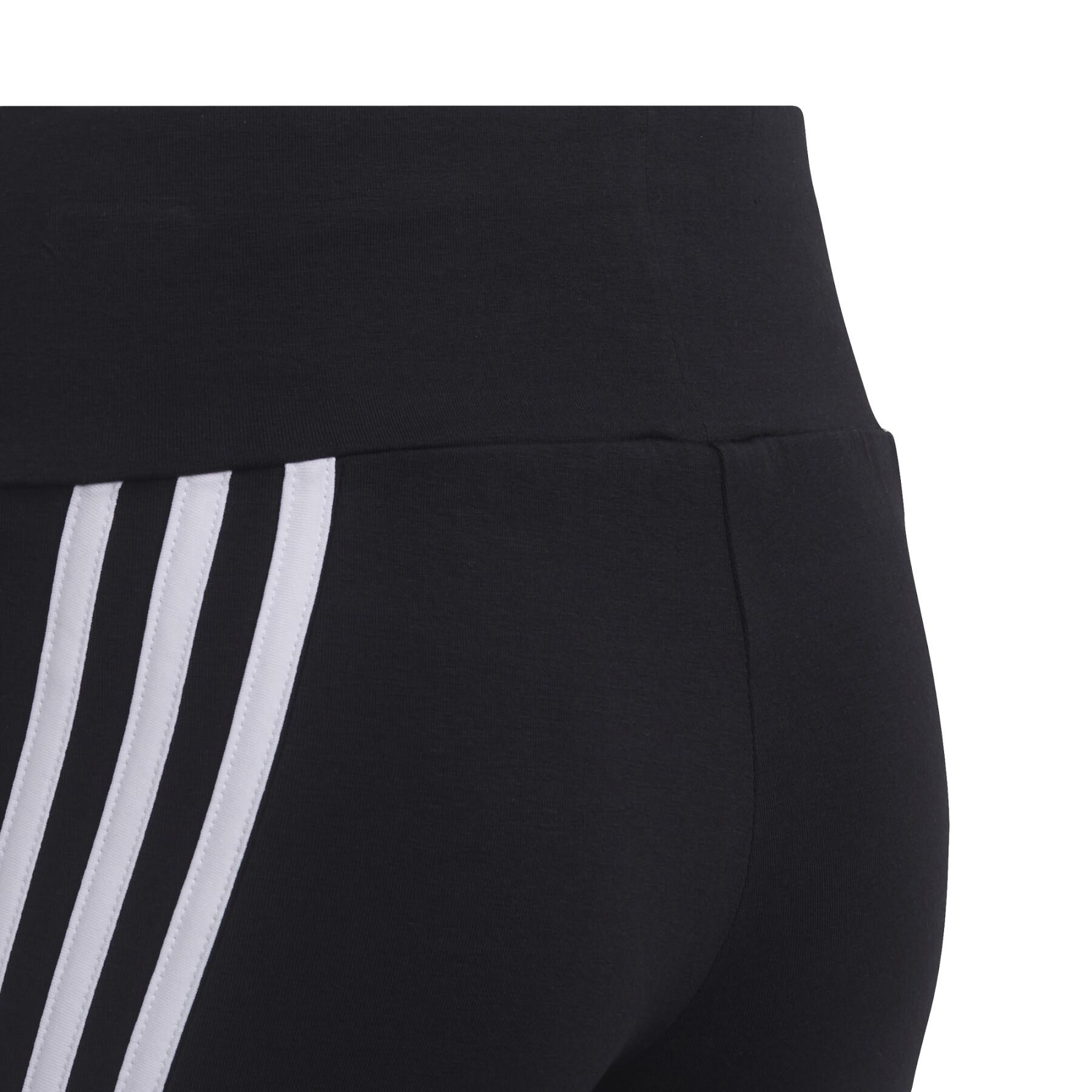 Meisjes legging adidas Future Icons 3-Stripes Flared Cotton