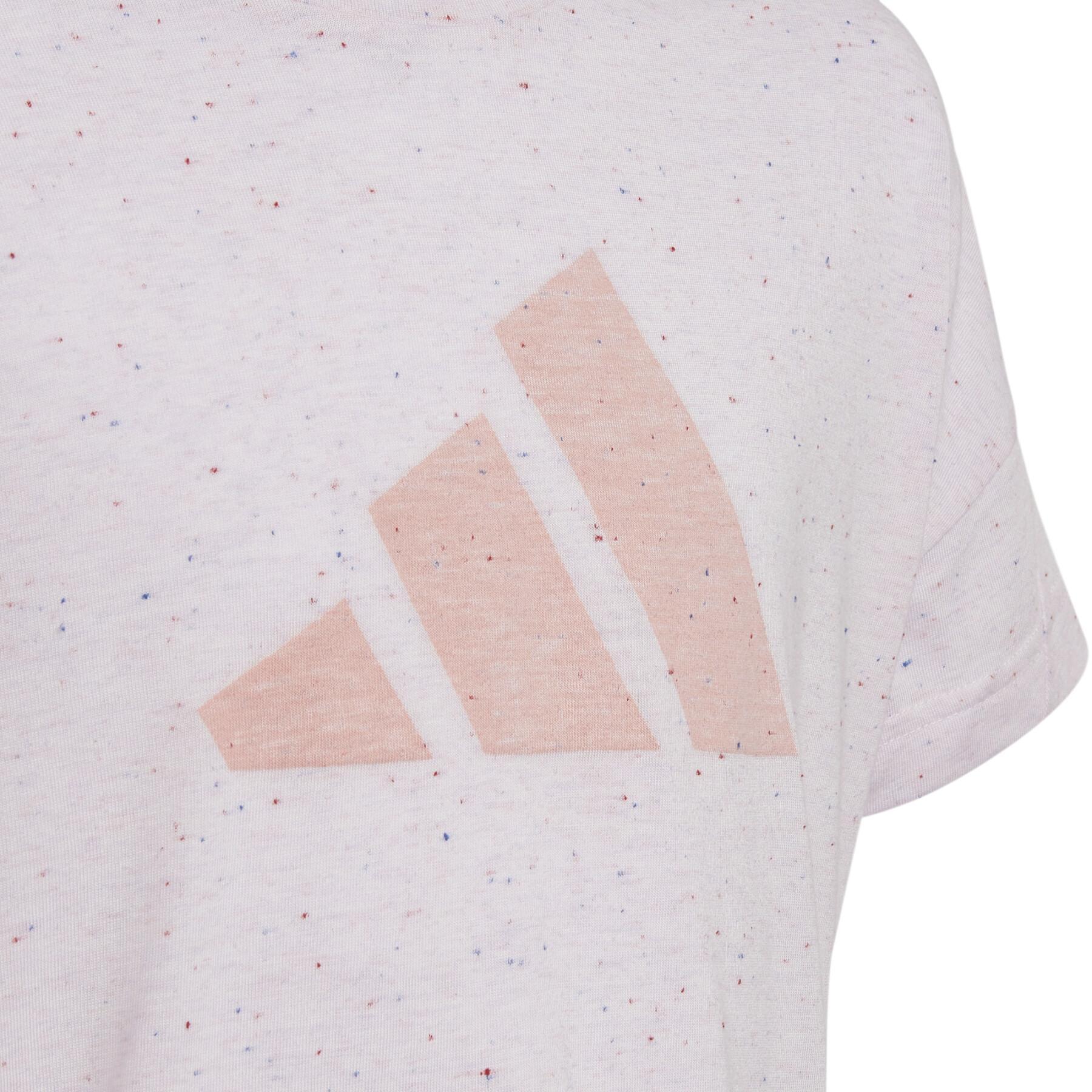 Meisjes-T-shirt adidas Future Icons 3-Stripes Loose Cotton