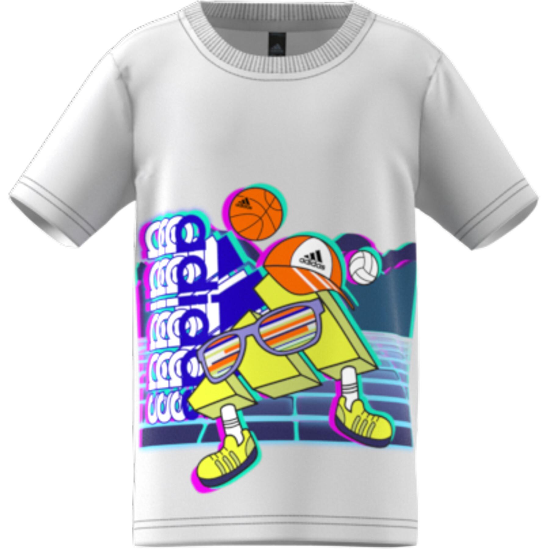 Kinder-T-shirt adidas Lb Co Gra