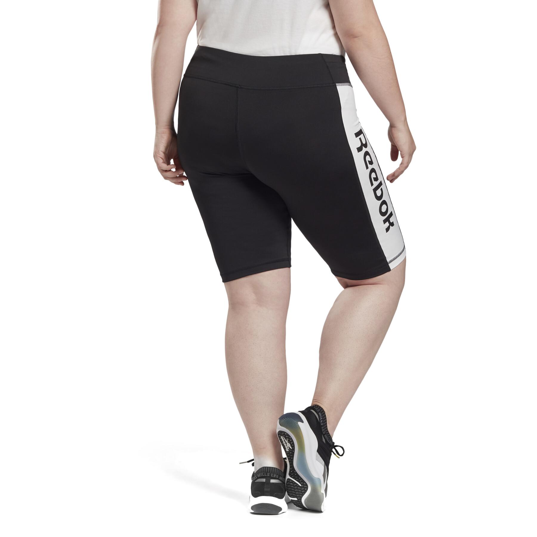 Dames shorts Reebok Linear Logo Fitted Grande Taille