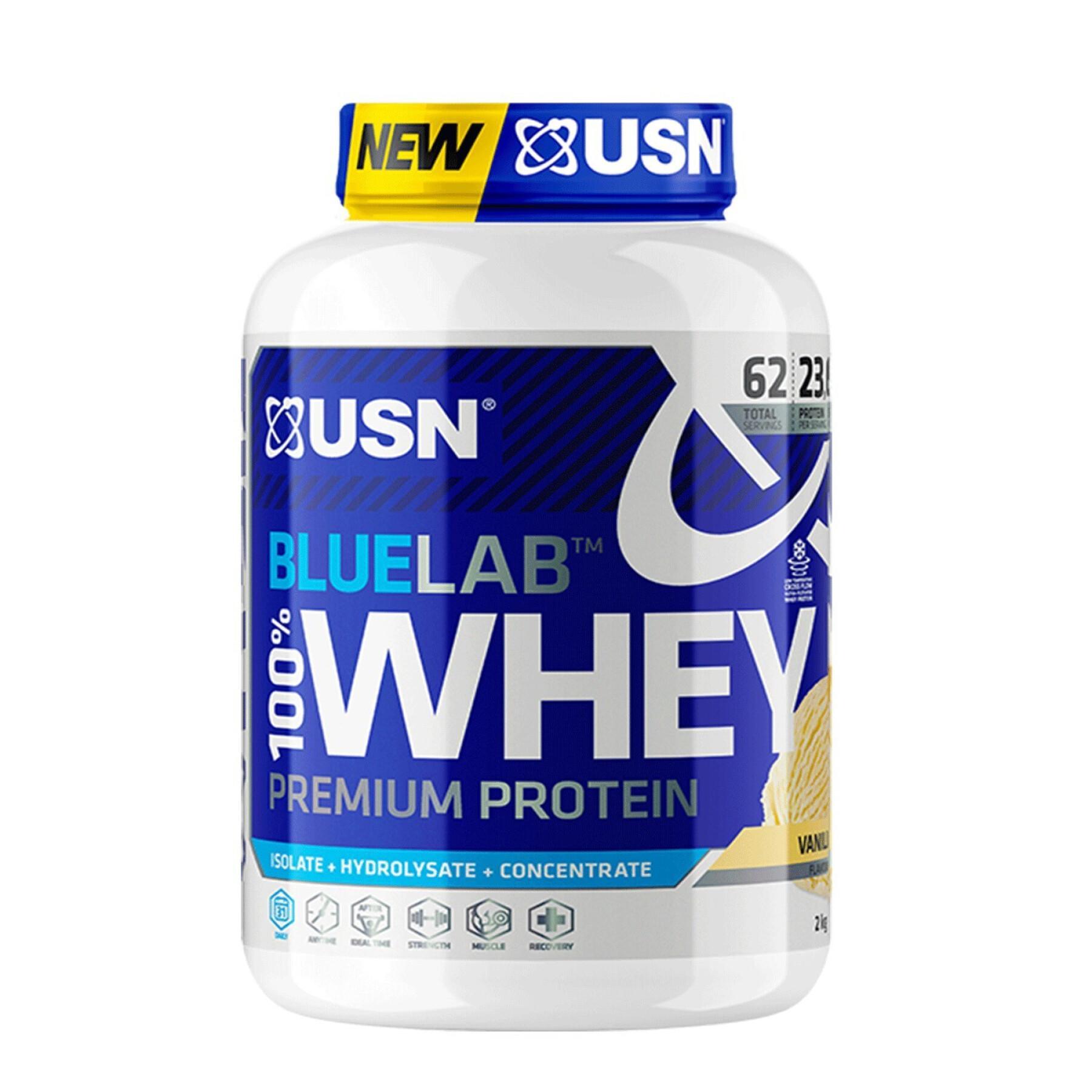 Vanille proteïne USN Nutrition Blue Lab 100 % Whey