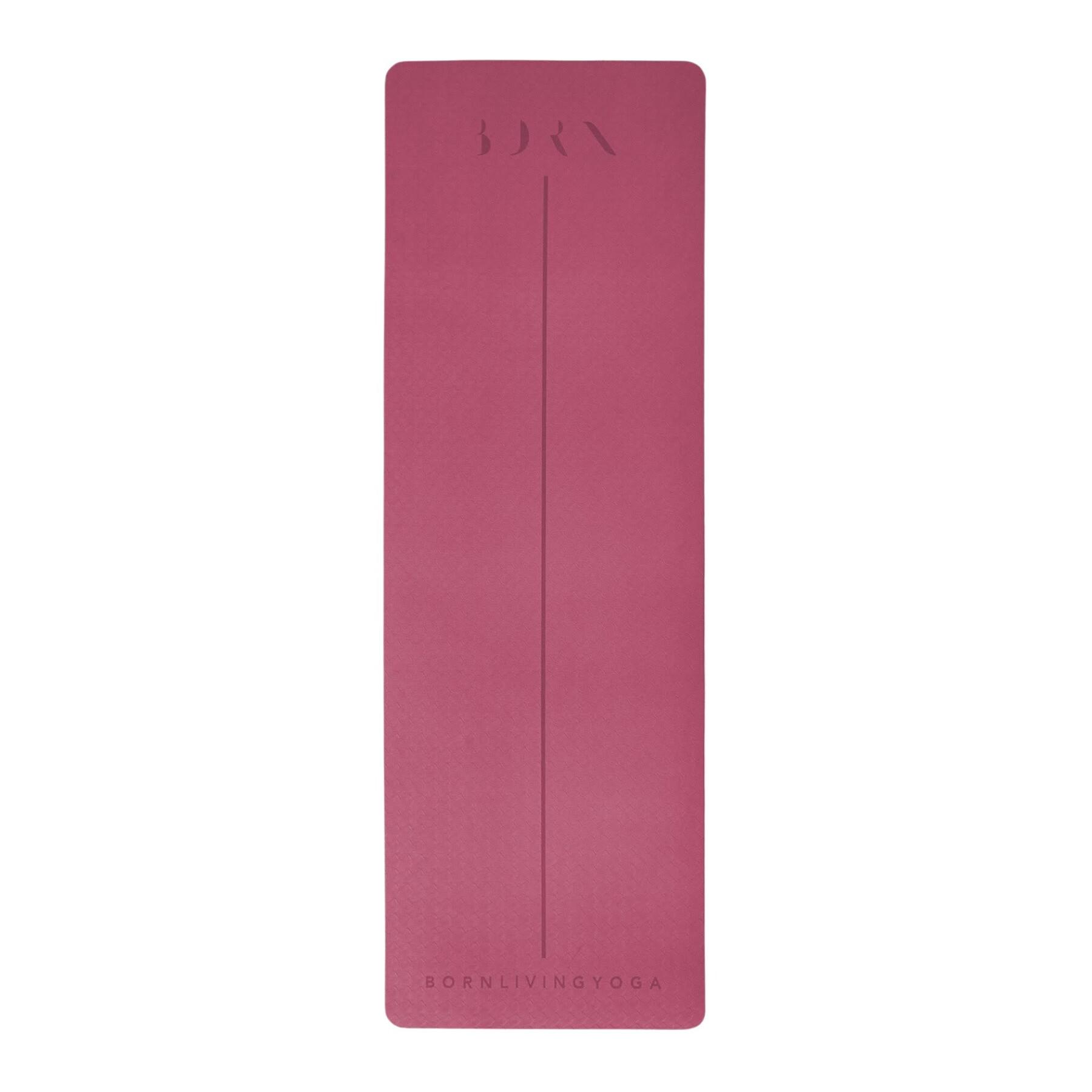 Vloermatten Born Living Yoga Mat Wine 6mm
