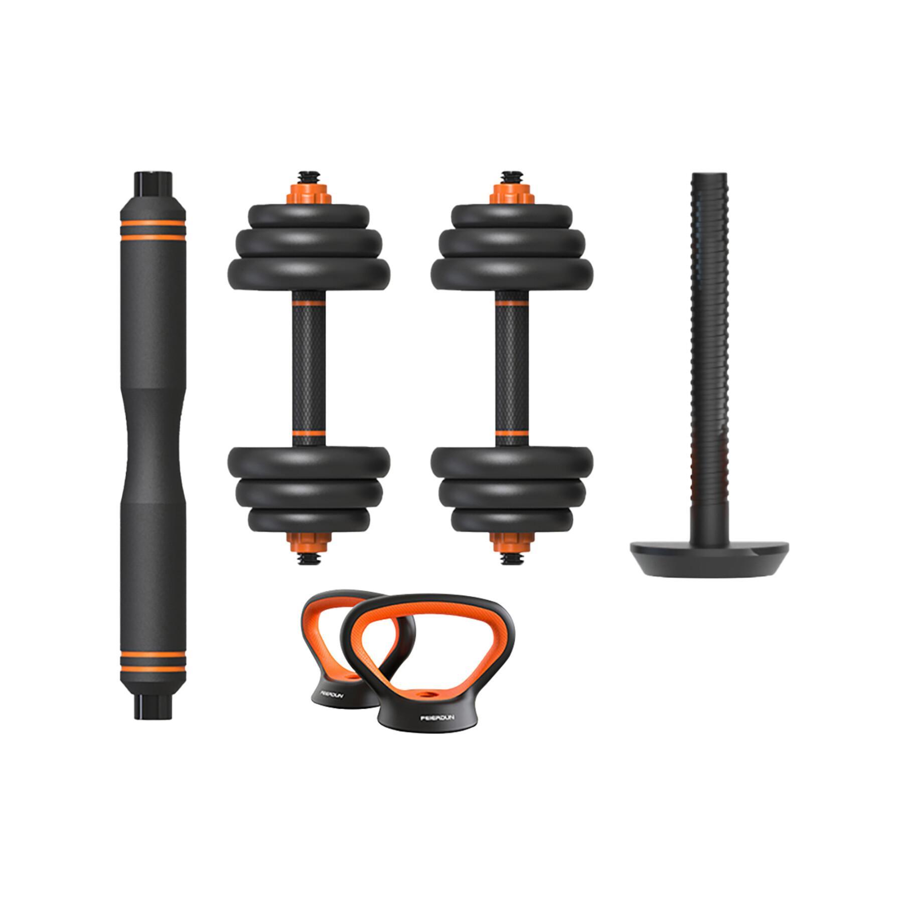 Smart kit halter + stang + kettlebell + sensor Xiaomi Fed 20 kg