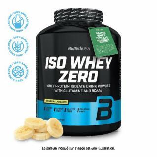 Eiwitpot Biotech USA iso whey zero lactose free - Banane - 2,27kg