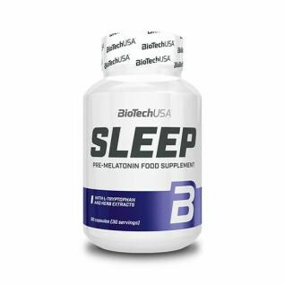 Set van 12 potjes vitamine Biotech USA sleep - 60 Gélul