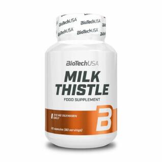 Set van 12 potjes vitamine Biotech USA milk thistle - 30 gélul