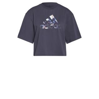 Dames-T-shirt adidas You For You Cropped Logo