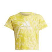 Regular katoenen t-shirt met hybride dierenprint voor meisjes adidas Future Icons