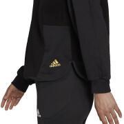 Sweatshirt vrouw adidas Essentials Golden Logo Sherpa