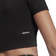 Dames-T-shirt adidas Aeroknit Seamless Fitted Cropped