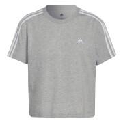 Dames-T-shirt adidas Essentials Loose 3-Stripes Cropped