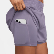 Dames 2-in-1 shorts Nike One